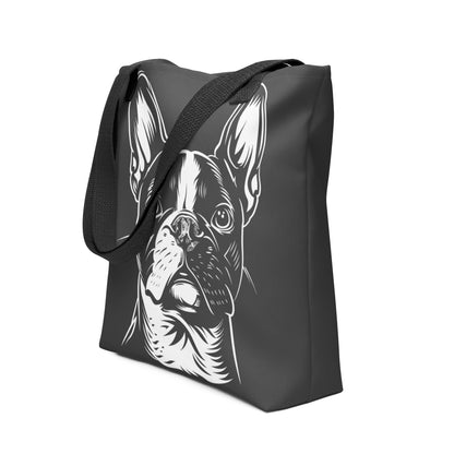 Boston Terrier Dog [00318] Stofftasche