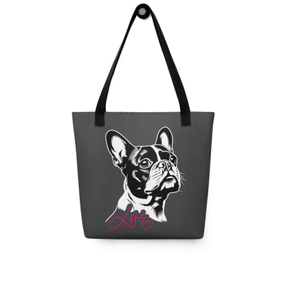 Boston Terrier Dog [00317] Stofftasche