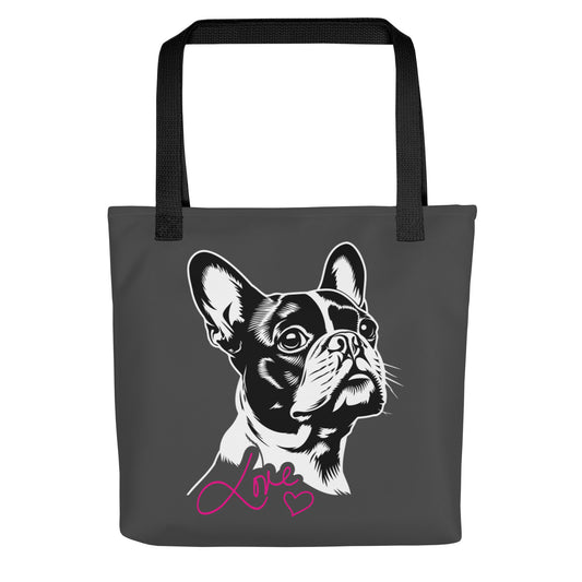 Boston Terrier Dog [00317] Stofftasche