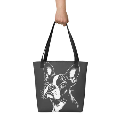 Boston Terrier Dog [00308] Stofftasche