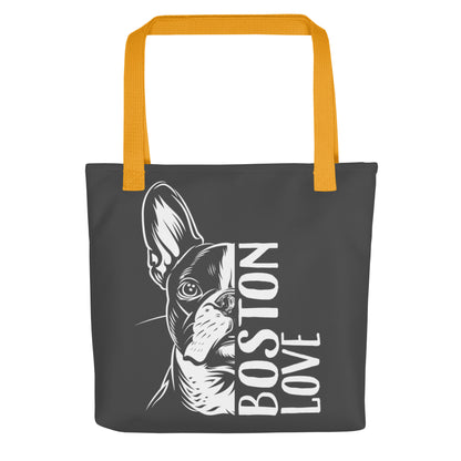 Boston Terrier Dog [00318] Stofftasche