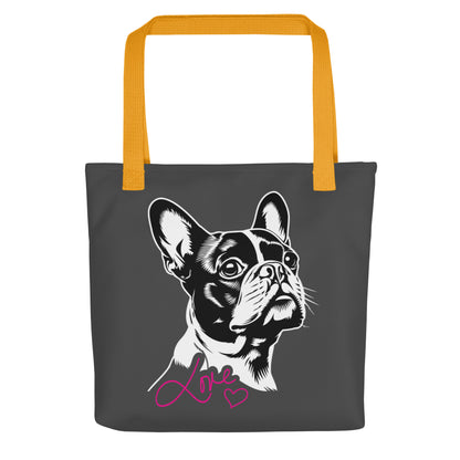 Boston Terrier Dog [00317] Stofftasche