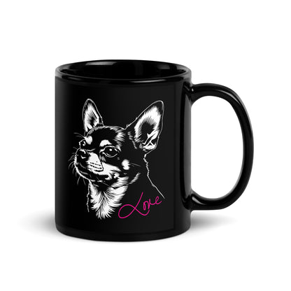 Chihuahuadog [00327] Tasse schwarz