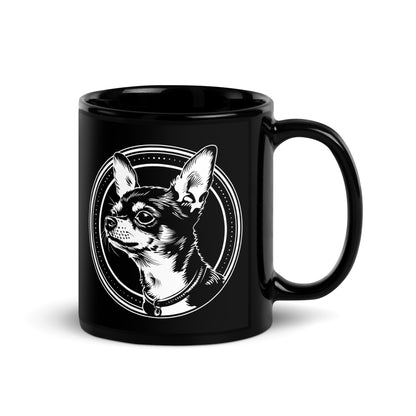 Chihuahuadog [00324] Tasse schwarz