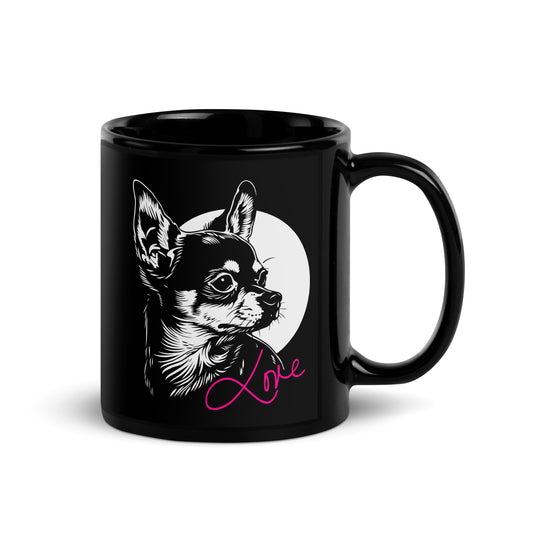 Chihuahuadog Love [00323] Tasse schwarz