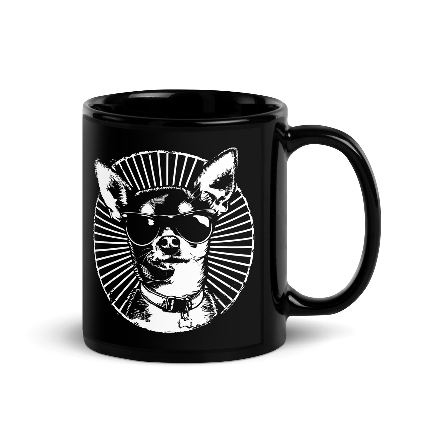 Chihuahuadog [00320] Tasse schwarz