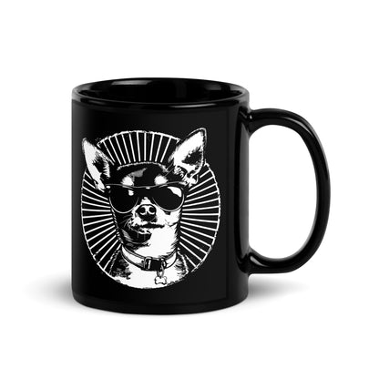 Chihuahuadog [00320] Tasse schwarz