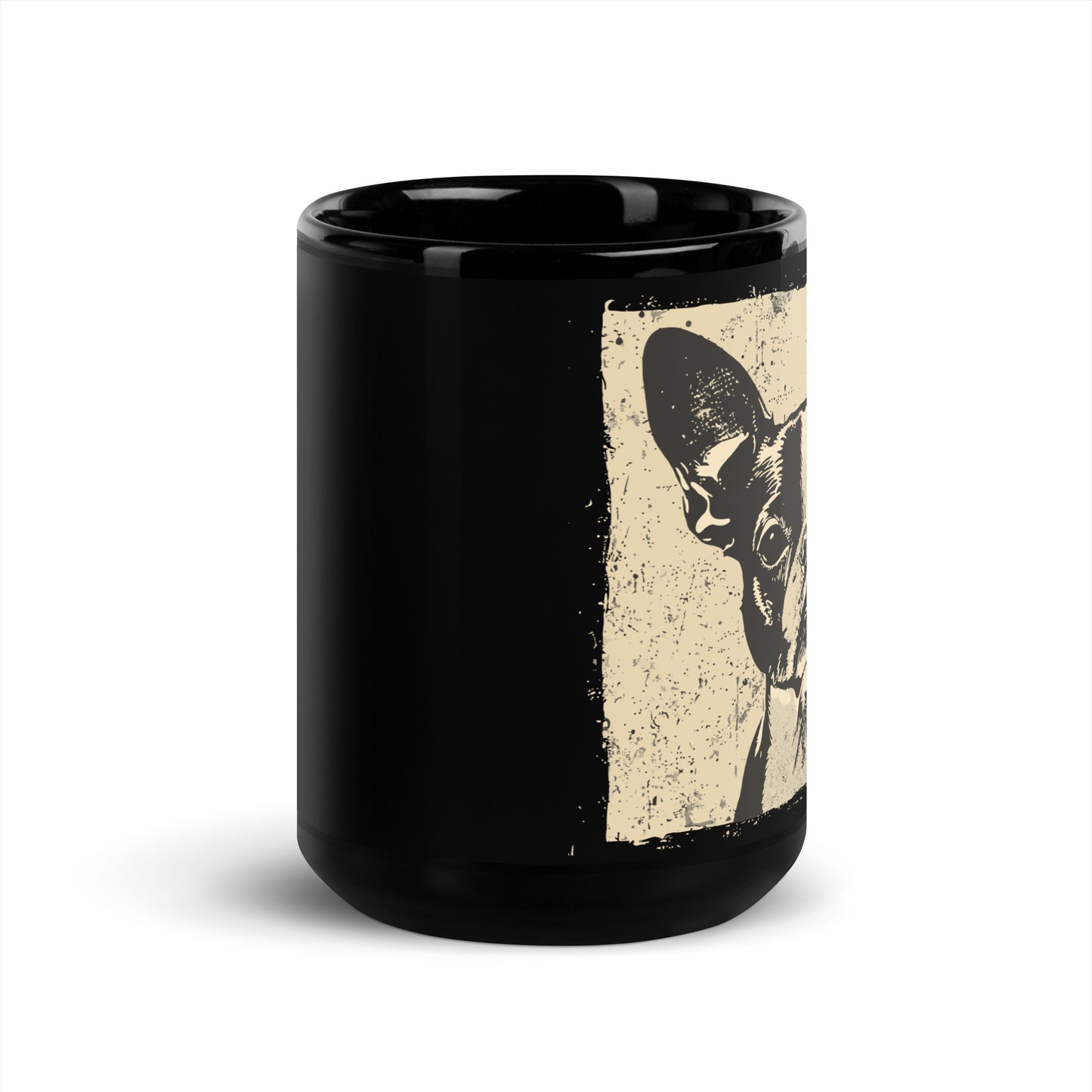 Boston Terrier Dog [00311] Tasse schwarz