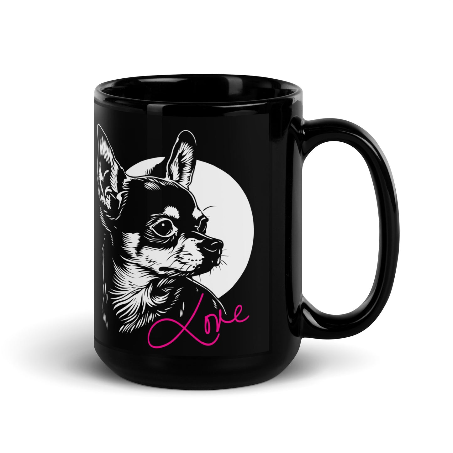 Chihuahuadog Love [00323] Tasse schwarz