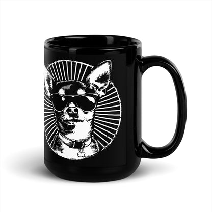 Chihuahuadog [00320] Tasse schwarz