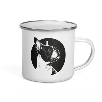 Boston Terrier Dog [00313] Tasse Emaille