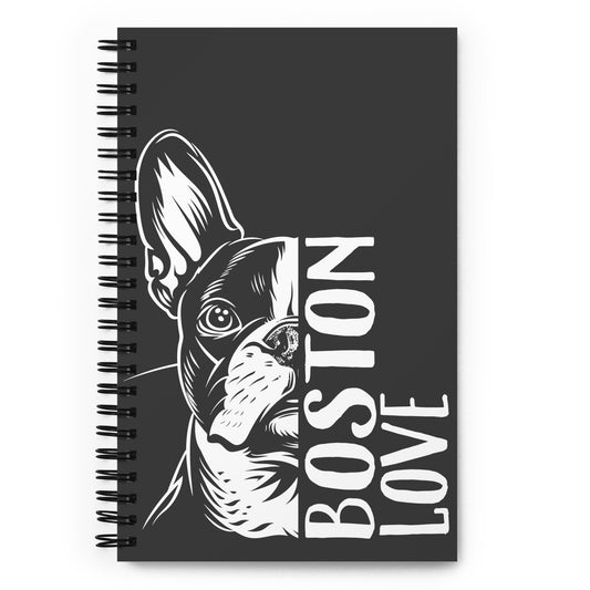 Boston Terrier Dog [00318] Spiral-Notizblock