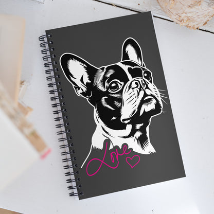 Boston Terrier Dog [00317] Spiral-Notizblock