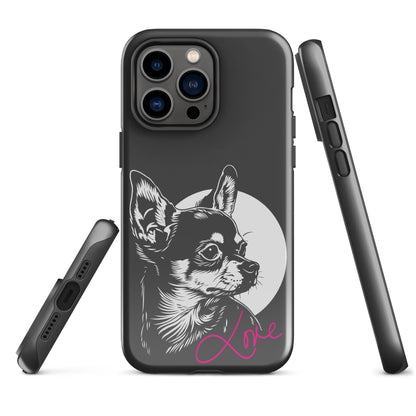 Chihuahuadog Love [00323] Handyhülle iPone® Hardcase