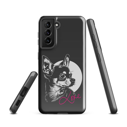 Chihuahuadog Love [00323] Handyhülle Samsung® Hardcase