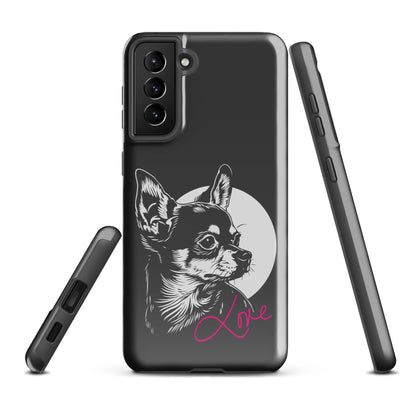 Chihuahuadog Love [00323] Handyhülle Samsung® Hardcase