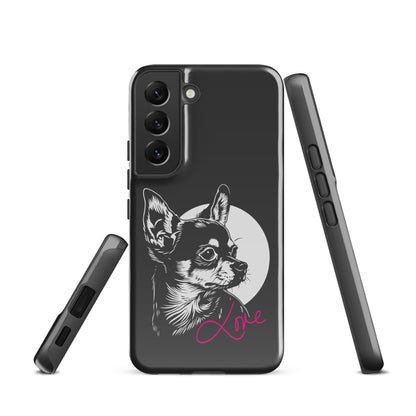 Chihuahuadog Love [00323] Handyhülle Samsung® Hardcase