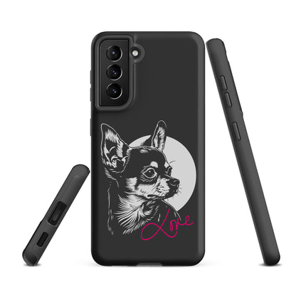 Chihuahuadog Love [00323] Handyhülle Samsung® Hardcase