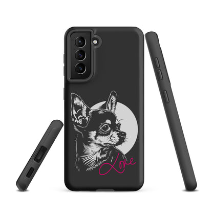 Chihuahuadog Love [00323] Handyhülle Samsung® Hardcase