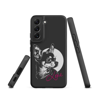 Chihuahuadog Love [00323] Handyhülle Samsung® Hardcase