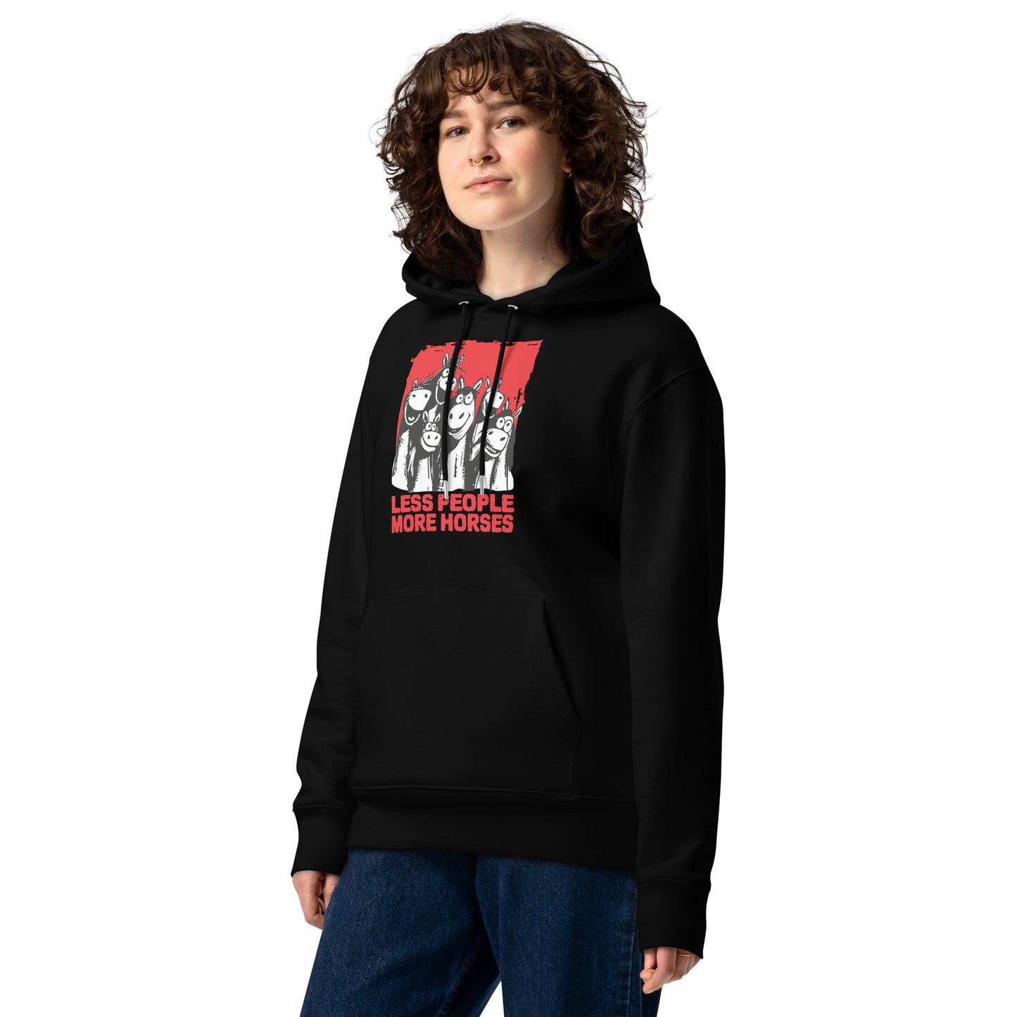 00331 Pferdeliebe mRs Zip-Hoodie Unisex Bio