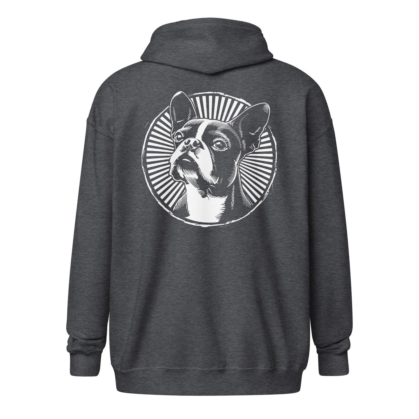 Boston Terrier Dog [00314] Zip-Hoodie Unisex