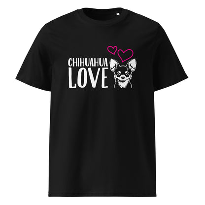 Chihuahuadog Love [00319] T-Shirt Unisex Bio