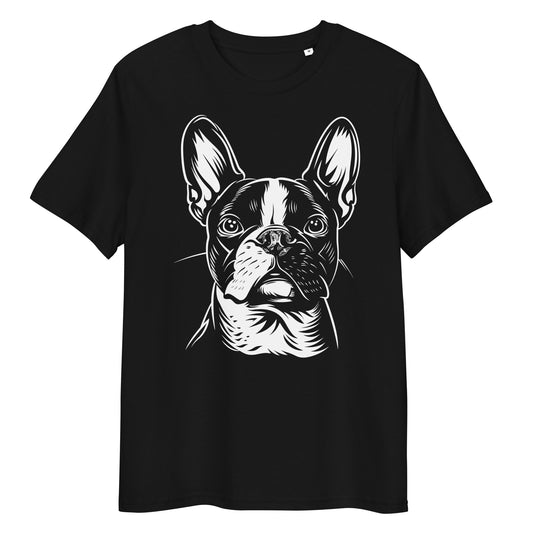 Boston Terrier Dog [00318] T-Shirt Unisex Bio