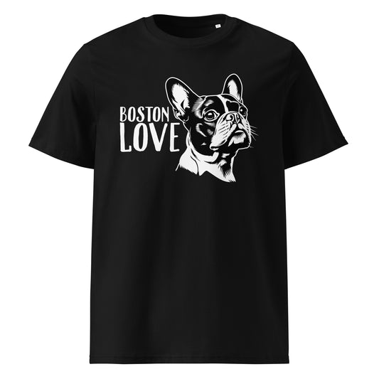 Boston Terrier Dog [00317] Unisex-Bio-Baumwoll-T-Shirt