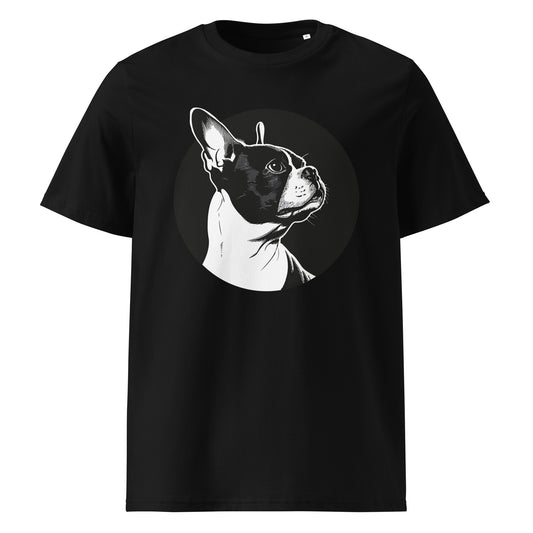 Boston Terrier Dog [00313] T-Shirt Unisex Bio