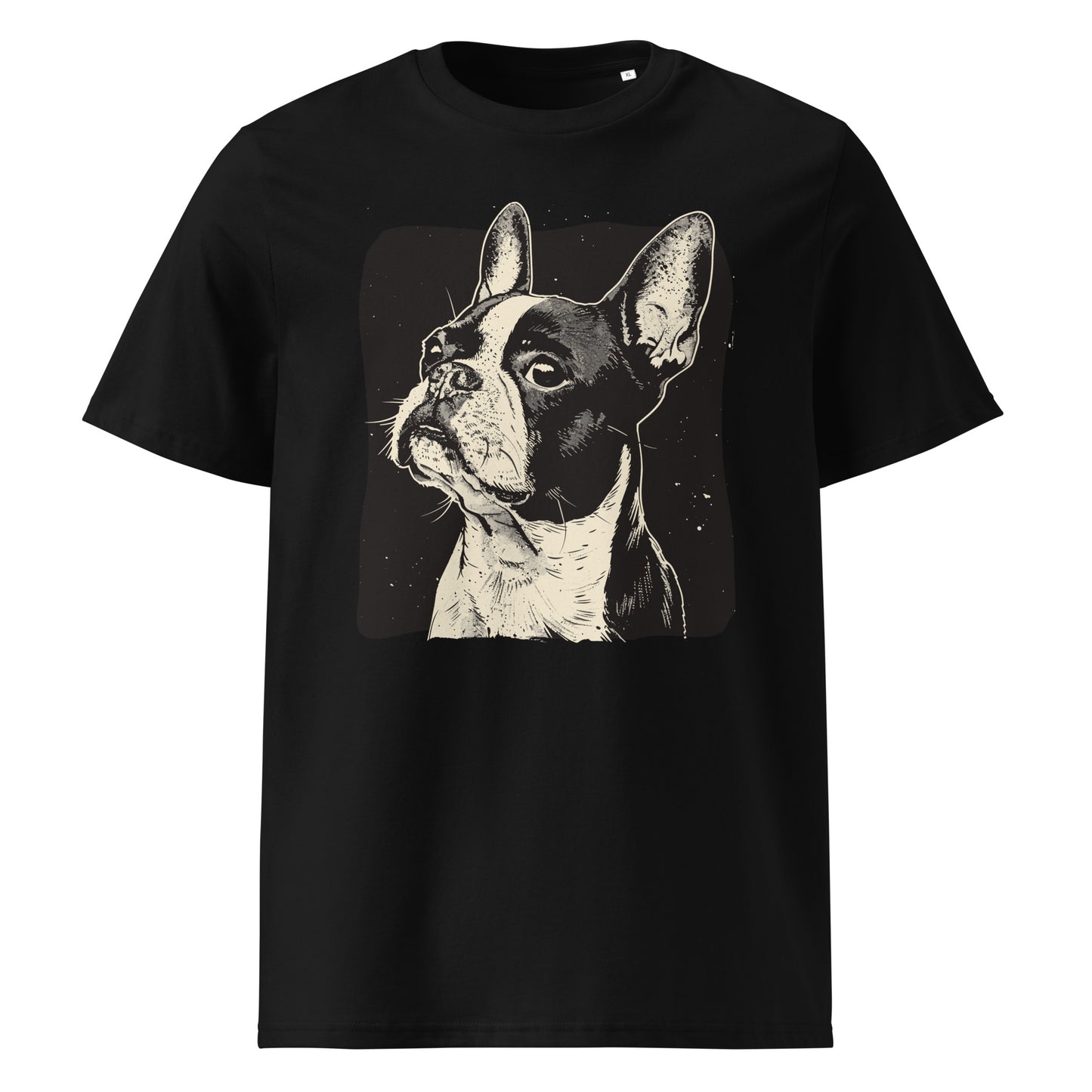 Boston Terrier Dog [00312] T-Shirt Unisex Bio