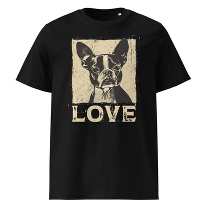 Boston Terrier Dog [00311] T-Shirt Unisex Bio