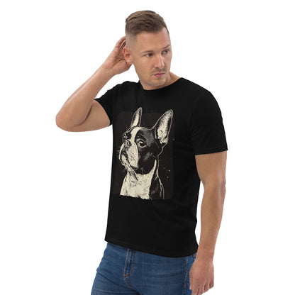 Boston Terrier Dog [00312] T-Shirt Unisex Bio