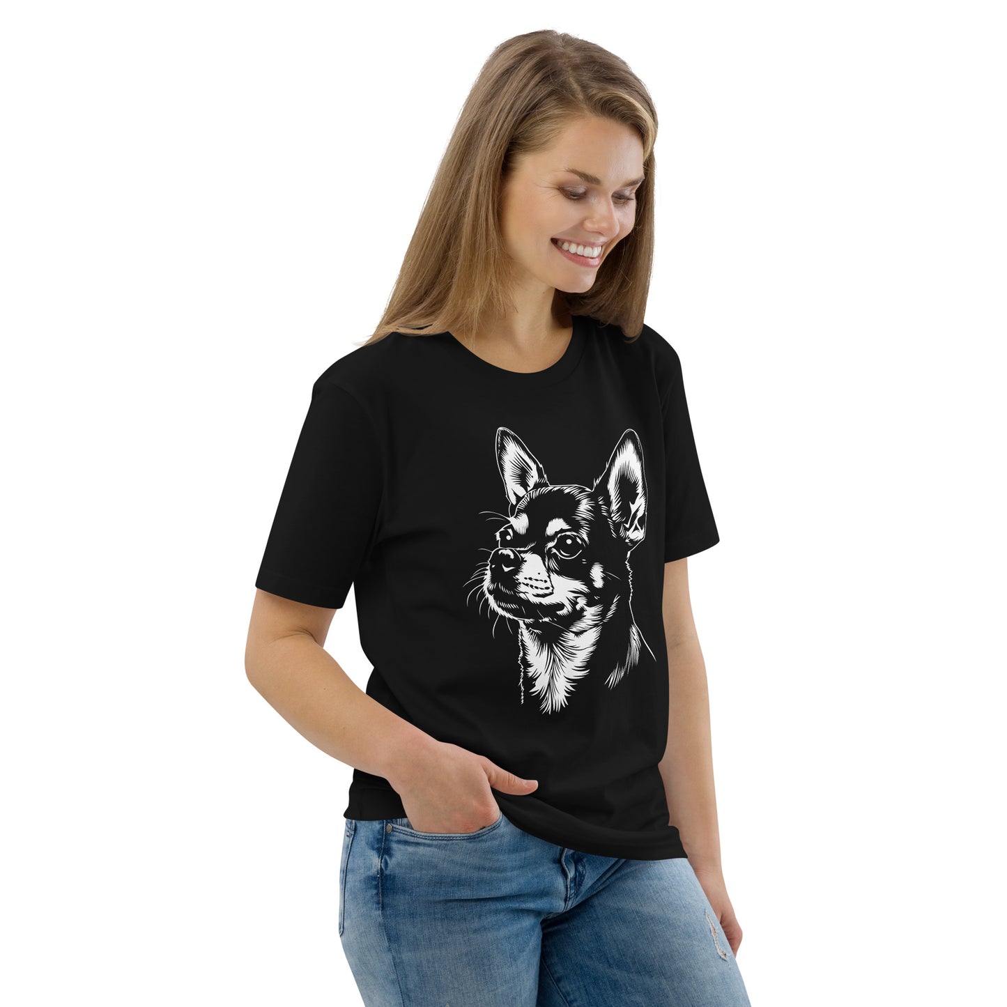 Chihuahuadog [00327] T-Shirt Unisex Bio