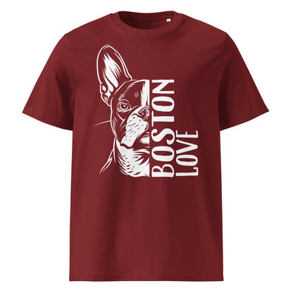 Boston Terrier Dog [00318] T-Shirt Unisex Bio