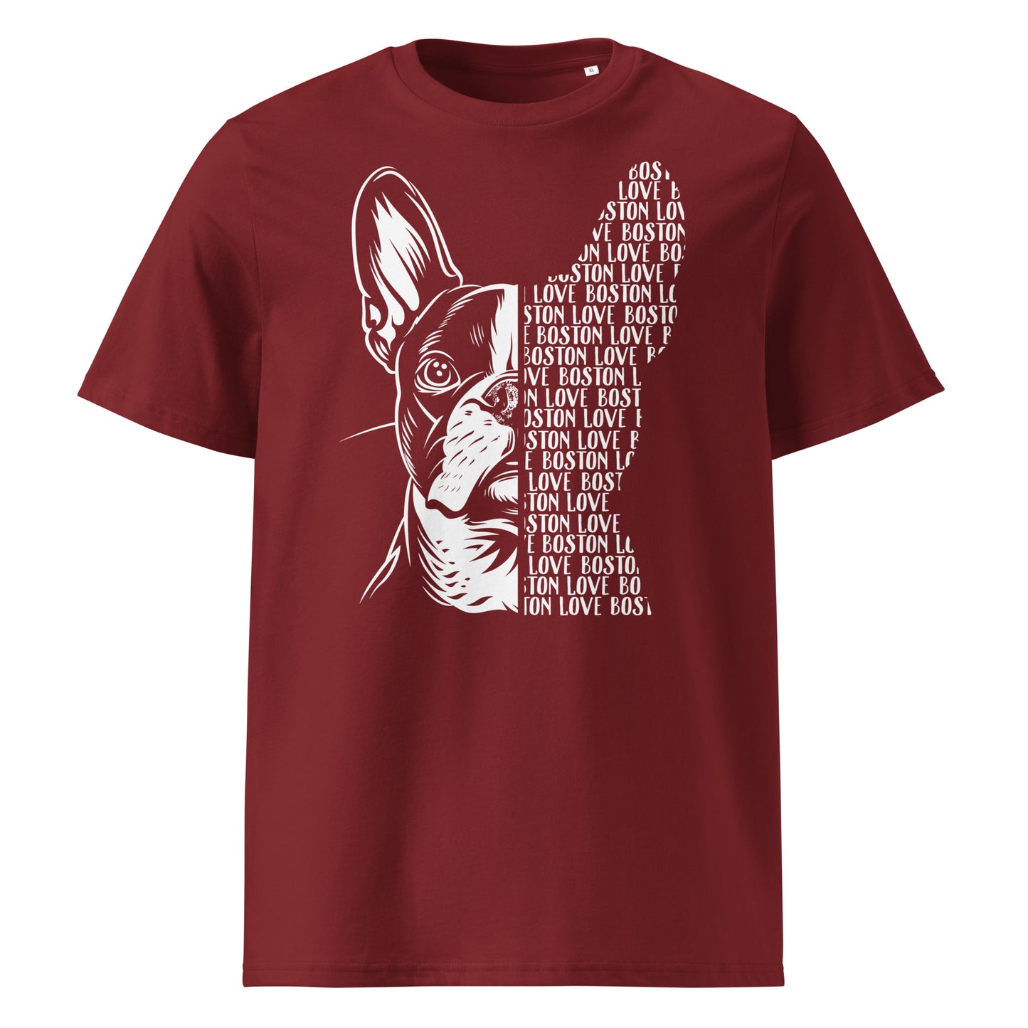 Boston Terrier Dog [00318] T-Shirt Unisex Bio