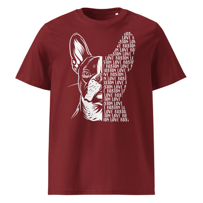 Boston Terrier Dog [00318] T-Shirt Unisex Bio