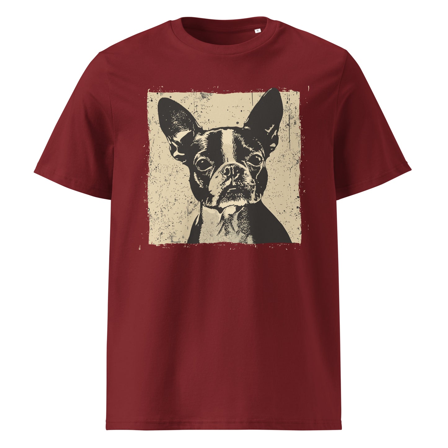 Boston Terrier Dog [00311] T-Shirt Unisex Bio