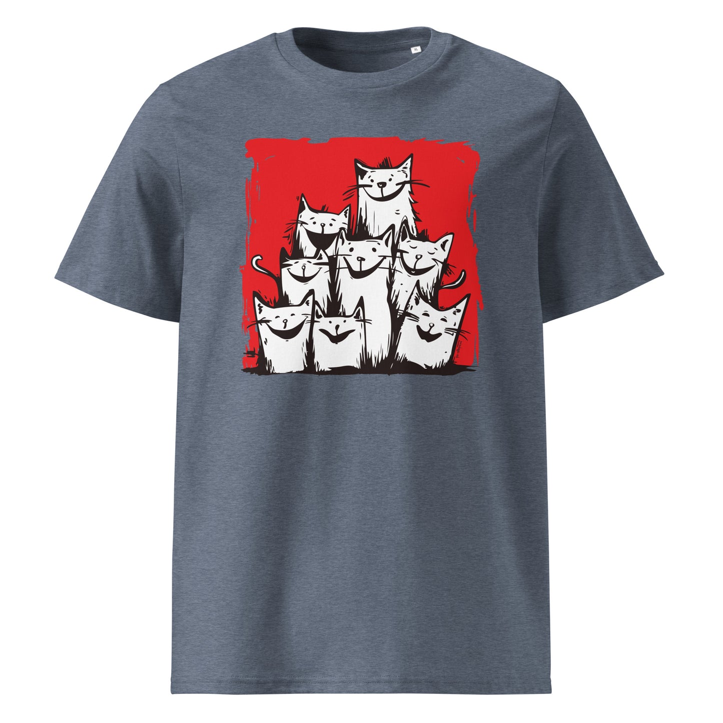 00330 Katzenliebe mRs T-Shirt Unisex Bio