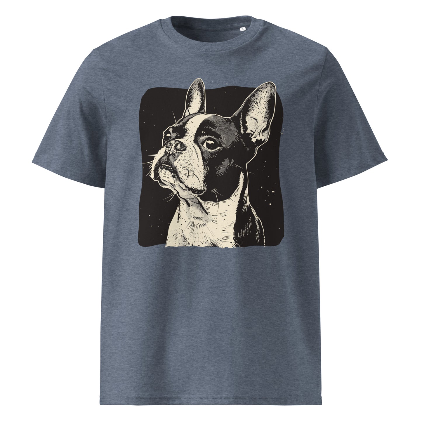 Boston Terrier Dog [00312] T-Shirt Unisex Bio