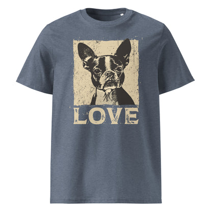 Boston Terrier Dog [00311] T-Shirt Unisex Bio