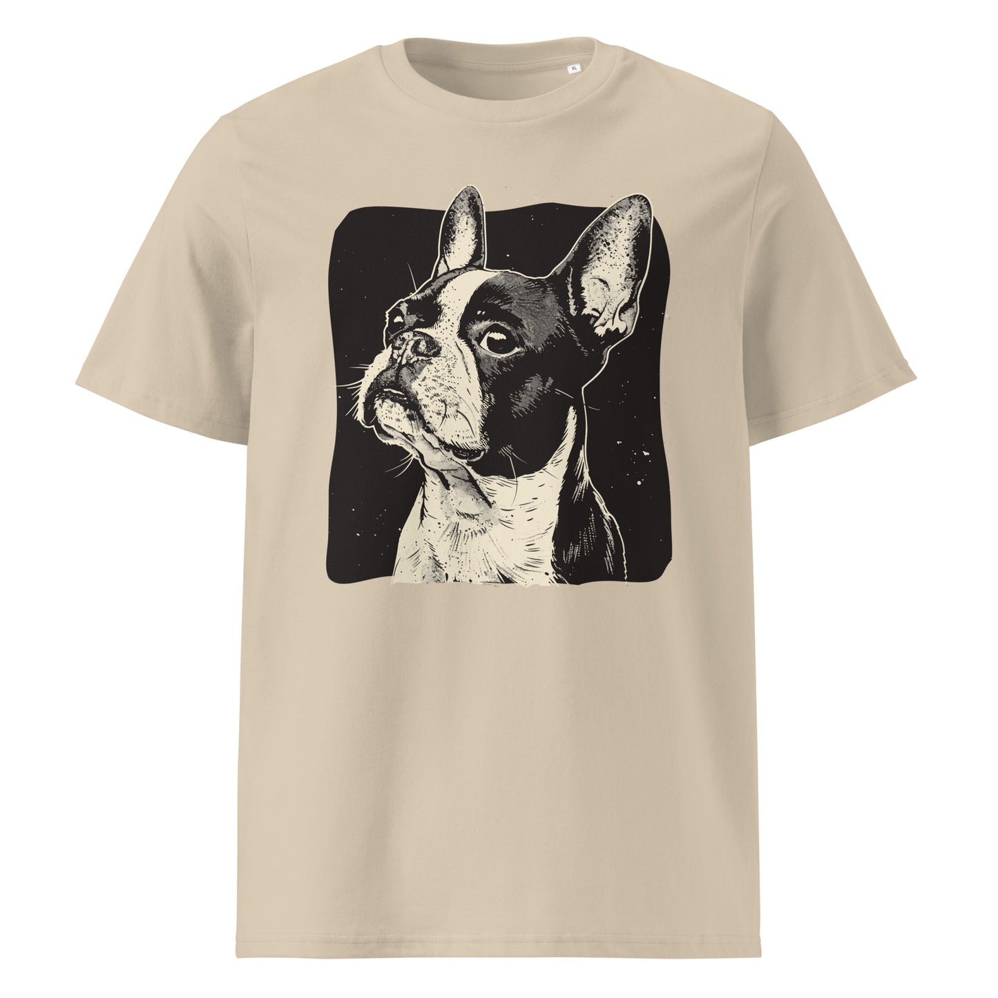 Boston Terrier Dog [00312] T-Shirt Unisex Bio