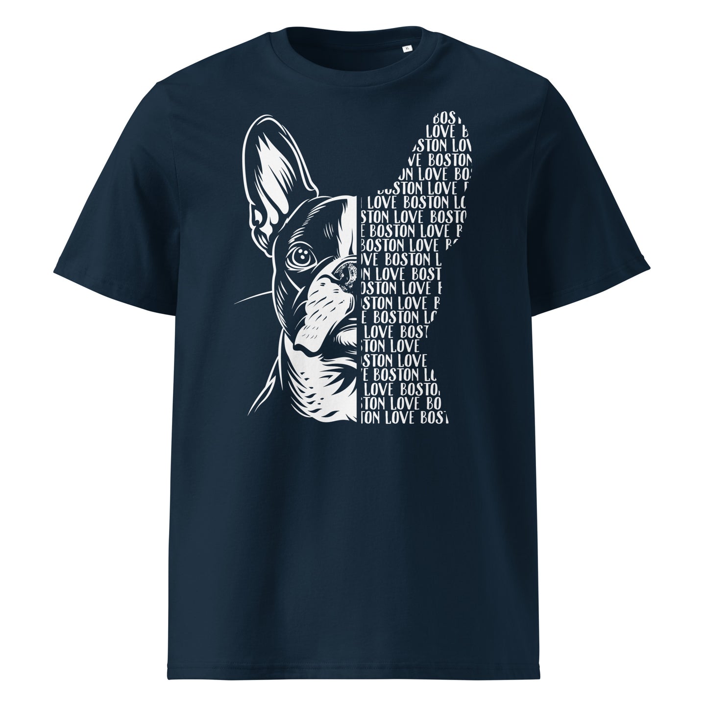 Boston Terrier Dog [00318] T-Shirt Unisex Bio