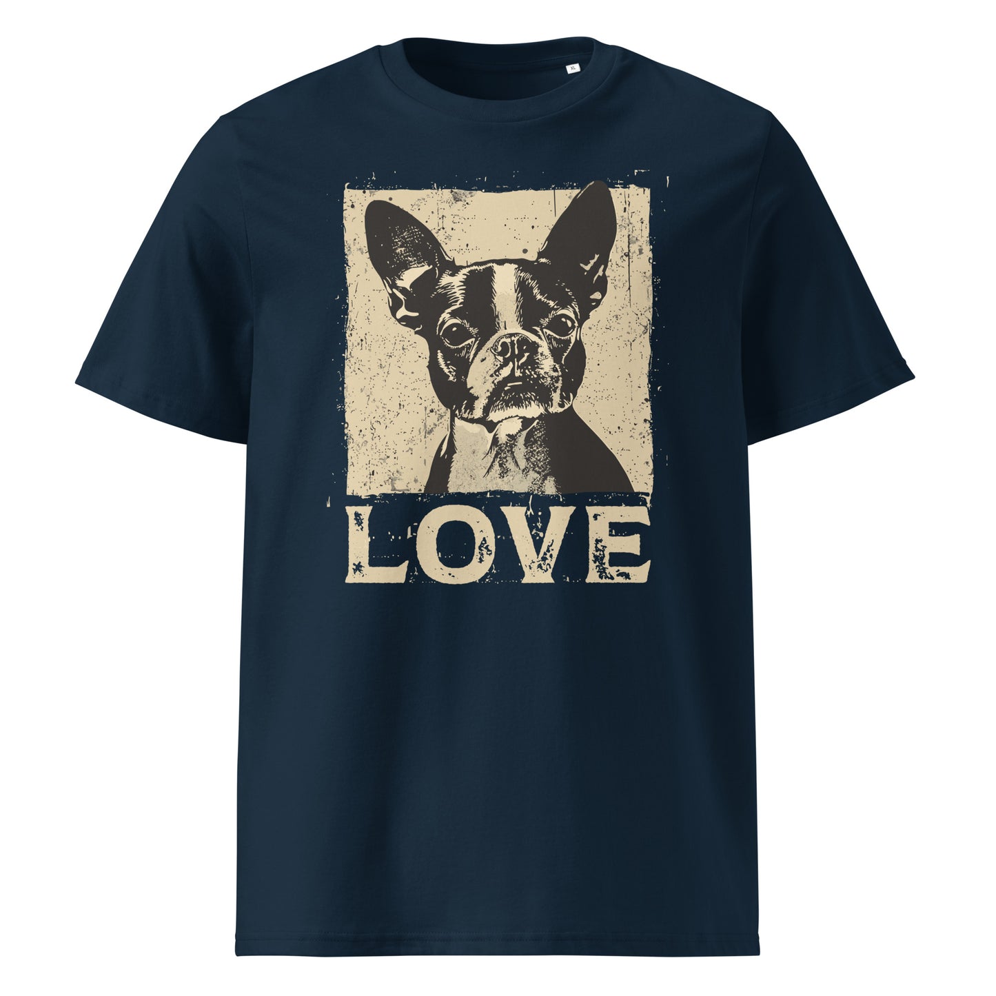 Boston Terrier Dog [00311] T-Shirt Unisex Bio