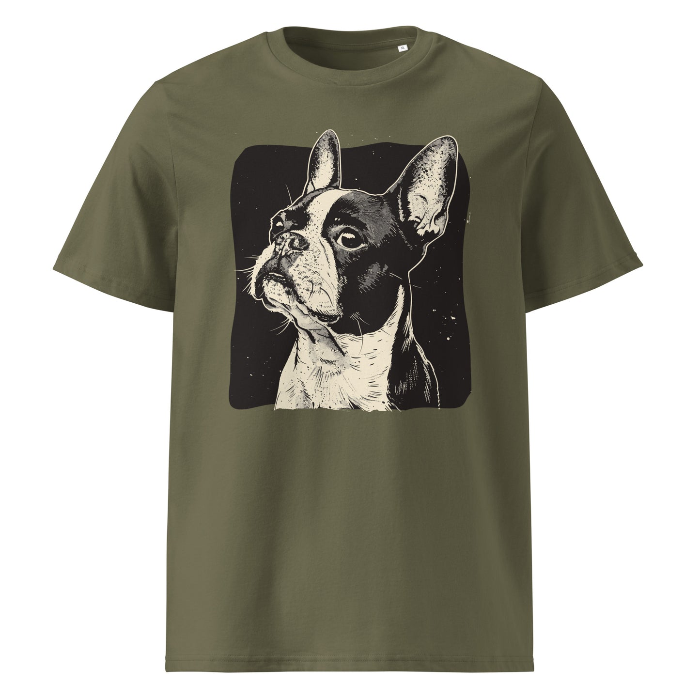 Boston Terrier Dog [00312] T-Shirt Unisex Bio