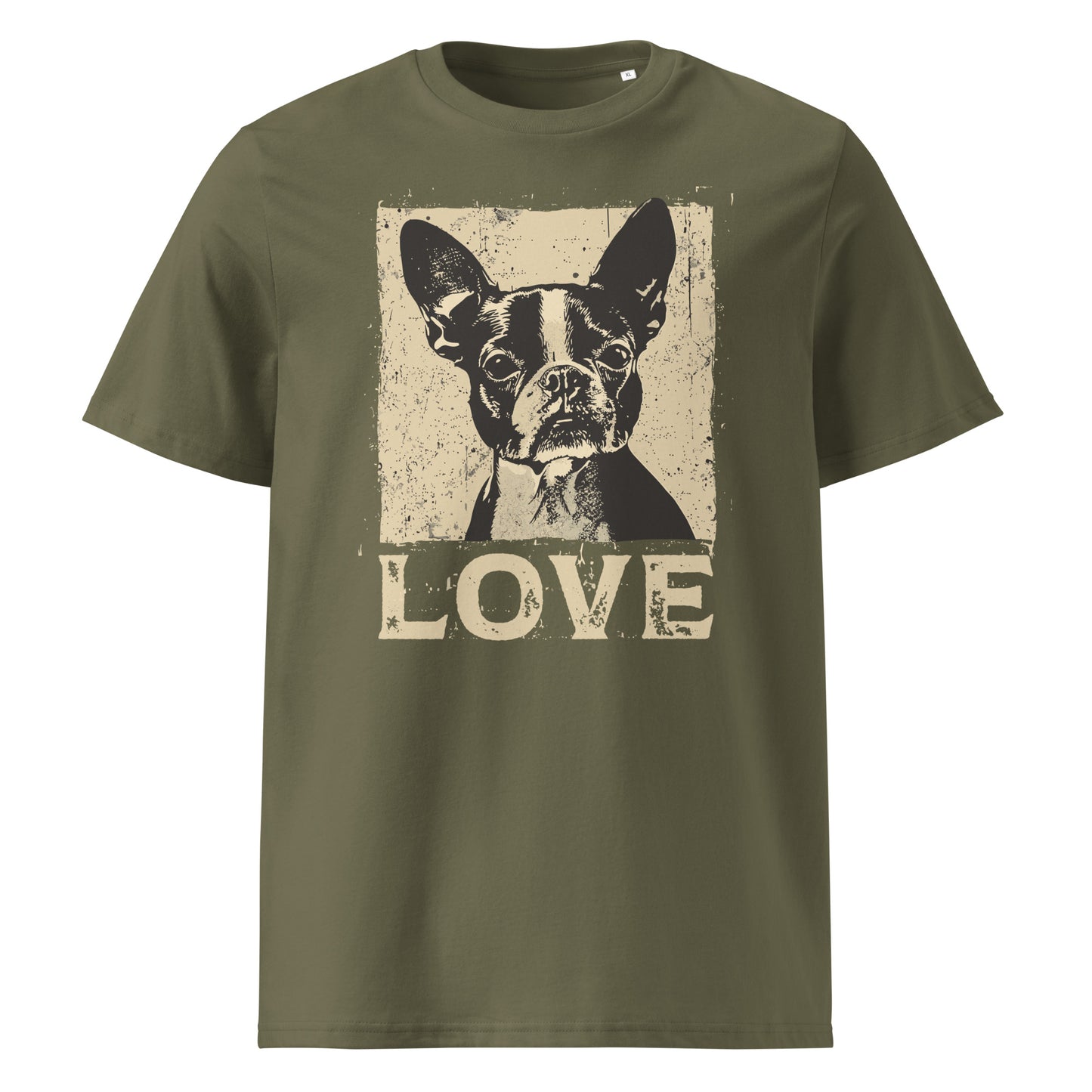 Boston Terrier Dog [00311] T-Shirt Unisex Bio