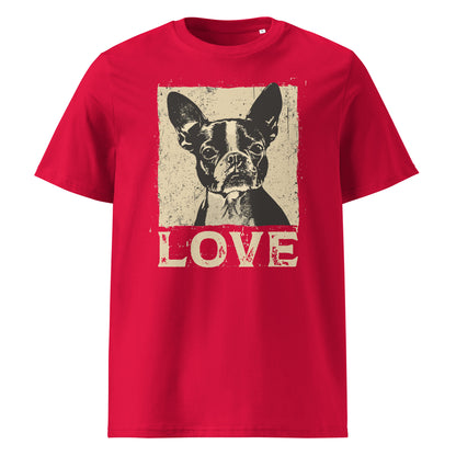 Boston Terrier Dog [00311] T-Shirt Unisex Bio