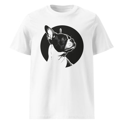 Boston Terrier Dog [00313] T-Shirt Unisex Bio