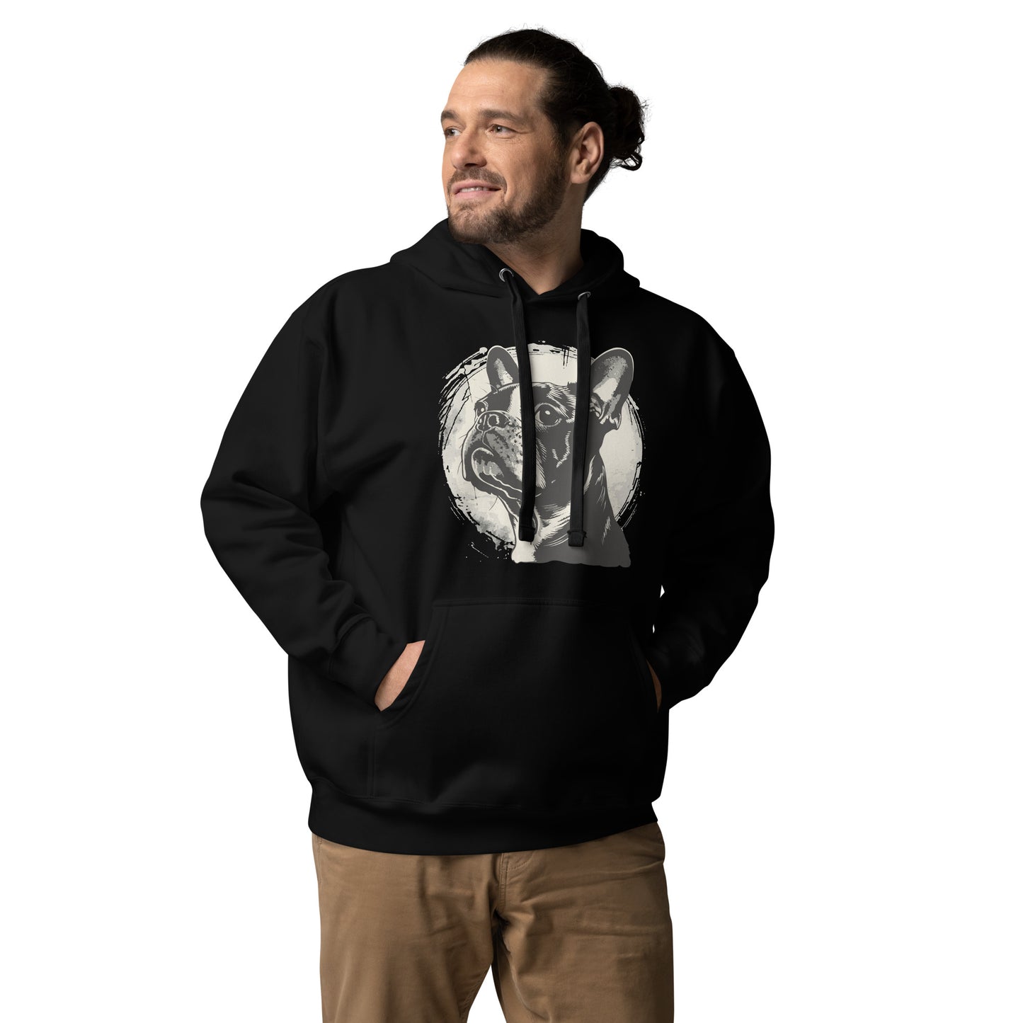 Boston Terrier Dog [00310] Hoodie Unisex Basic