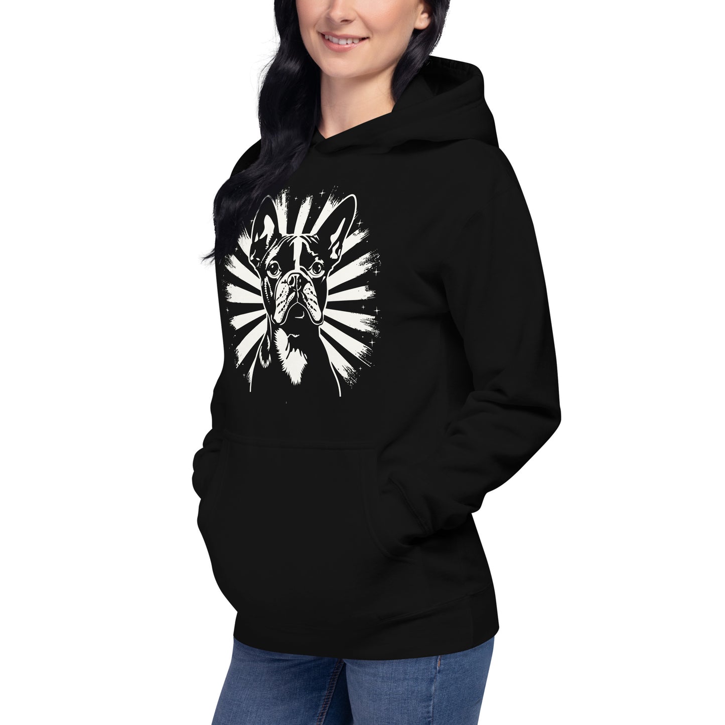 Boston Terrier Dog [00309] Hoodie Unisex Basic